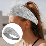 Maxbell Maxbell Stretch Fitness Headband Home Gym Portable Sports Football Yoga Hair Band Grey