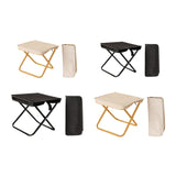 Maxbell Camping Stool Compact Chair Folding Small Chair for Picnic Traveling Outdoor Khaki Small