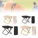 Maxbell Camping Stool Compact Chair Folding Small Chair for Picnic Traveling Outdoor Khaki Small