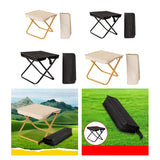 Maxbell Camping Stool Compact Chair Folding Small Chair for Picnic Traveling Outdoor Khaki Small