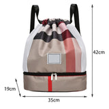 Maxbell Gym Backpack for Women Dry and Wet Separation Water Resistant Travel Gym Bag