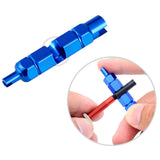 Maxbell Maxbell Tire Valve Stem Removal Bike Valve Core Remover Tool for Mountain Road Bikes Blue