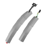 Maxbell Bike Fenders Easy Installation Front and Rear Mud Guards for Mountain Biking Gray