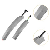 Maxbell Bike Fenders Easy Installation Front and Rear Mud Guards for Mountain Biking Gray