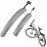 Maxbell Bike Fenders Easy Installation Front and Rear Mud Guards for Mountain Biking Gray