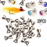 Maxbell 20x Fly Tying Eyes Weightless Lure Accessories Fish Eyes Fly Tying Materials 3.4mx5.8mm