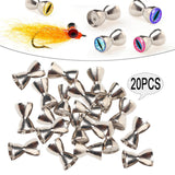 Maxbell 20x Fly Tying Eyes Weightless Lure Accessories Fish Eyes Fly Tying Materials 3.4mx5.8mm