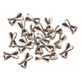 Maxbell 20x Fly Tying Eyes Weightless Lure Accessories Fish Eyes Fly Tying Materials 3.9mmx6.3mm