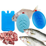 Maxbell Maxbell 6Pcs Ice Brick Pack Ice Boards Ice Freezer Blocks for Picnics Camping Family 11.2x3.5cm