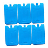 Maxbell Maxbell 6Pcs Ice Brick Pack Ice Boards Ice Freezer Blocks for Picnics Camping Family 11.2x3.5cm