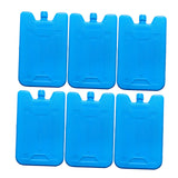 Maxbell Maxbell 6Pcs Ice Brick Pack Ice Boards Ice Freezer Blocks for Picnics Camping Family 11.2x3.5cm