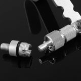 Maxbell Maxbell Corner Bracket Head Fishing Pole Bracket for Travel Picnic Fishing Equipment Silver