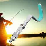 Maxbell Maxbell Corner Bracket Head Fishing Pole Bracket for Travel Picnic Fishing Equipment Silver