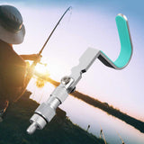 Maxbell Maxbell Corner Bracket Head Fishing Pole Bracket for Travel Picnic Fishing Equipment Silver