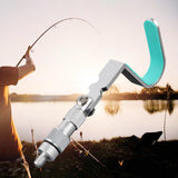 Maxbell Maxbell Corner Bracket Head Fishing Pole Bracket for Travel Picnic Fishing Equipment Silver