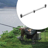 Maxbell Fishing Rod Stand Buzz Bar Rod Holder Portable Rod Rest for Truck Marine Kayak