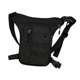 Maxbell Waist Bag Portable Travel Bag Decoration Shoulder Bag Multifunctional Purse Black