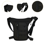 Maxbell Waist Bag Portable Travel Bag Decoration Shoulder Bag Multifunctional Purse Black