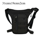 Maxbell Waist Bag Portable Travel Bag Decoration Shoulder Bag Multifunctional Purse Black