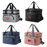 Maxbell Maxbell Insulated Cooler Bag Thermal Leakproof Delivery Bag for Travel Outdoor Beach Gray