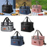 Maxbell Maxbell Insulated Cooler Bag Thermal Leakproof Delivery Bag for Travel Outdoor Beach Gray