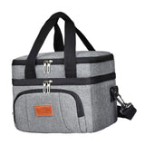 Maxbell Maxbell Insulated Cooler Bag Thermal Leakproof Delivery Bag for Travel Outdoor Beach Gray