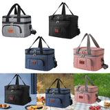 Maxbell Maxbell Insulated Cooler Bag Thermal Leakproof Delivery Bag for Travel Outdoor Beach Gray