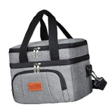 Maxbell Maxbell Insulated Cooler Bag Thermal Leakproof Delivery Bag for Travel Outdoor Beach Gray