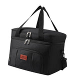 Maxbell Insulated Cooler Bag Thermal Leakproof Delivery Bag for Travel Outdoor Beach Black