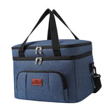 Maxbell Insulated Cooler Bag Thermal Leakproof Delivery Bag for Travel Outdoor Beach Blue