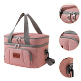 Maxbell Insulated Cooler Bag Thermal Leakproof Delivery Bag for Travel Outdoor Beach Pink