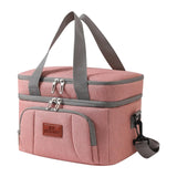 Maxbell Insulated Cooler Bag Thermal Leakproof Delivery Bag for Travel Outdoor Beach Pink