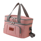 Maxbell Insulated Cooler Bag Thermal Leakproof Delivery Bag for Travel Outdoor Beach Pink