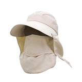 Maxbell Sun Protection Face Covering with Detachable Neck Flap Cover for Women Beach