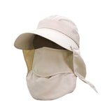 Maxbell Sun Protection Face Covering with Detachable Neck Flap Cover for Women Beach
