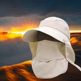 Maxbell Sun Protection Face Covering with Detachable Neck Flap Cover for Women Beach