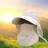 Maxbell Sun Protection Face Covering with Detachable Neck Flap Cover for Women Beach