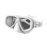 Maxbell Diving Mask Glass Lens Adults Scuba Diving Goggles for Scuba Diving White