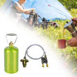 Maxbell Camping Empty Gas Cylinder Storage Tank for Picnic Outdoor Sport Backpacking Green