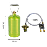 Maxbell Camping Empty Gas Cylinder Storage Tank for Picnic Outdoor Sport Backpacking Green
