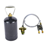 Maxbell Camping Empty Gas Cylinder Storage Tank for Picnic Outdoor Sport Backpacking Black