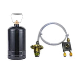 Maxbell Camping Empty Gas Cylinder Storage Tank for Picnic Outdoor Sport Backpacking Black