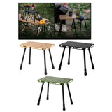 Maxbell Camping Table Camp Stool Ultralight Portable Stool for Picnic Garden Concert Black