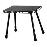 Maxbell Camping Table Camp Stool Ultralight Portable Stool for Picnic Garden Concert Black