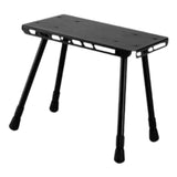 Maxbell Camping Table Camp Stool Ultralight Portable Stool for Picnic Garden Concert Black