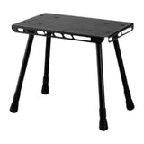 Maxbell Camping Table Camp Stool Ultralight Portable Stool for Picnic Garden Concert Black