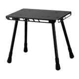 Maxbell Camping Table Camp Stool Ultralight Portable Stool for Picnic Garden Concert Black