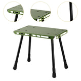 Maxbell Maxbell Camping Table Camp Stool Ultralight Portable Stool for Picnic Garden Concert Green