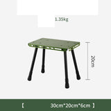 Maxbell Maxbell Camping Table Camp Stool Ultralight Portable Stool for Picnic Garden Concert Green