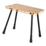 Maxbell Camping Table Camp Stool Ultralight Portable Stool for Picnic Garden Concert Khaki